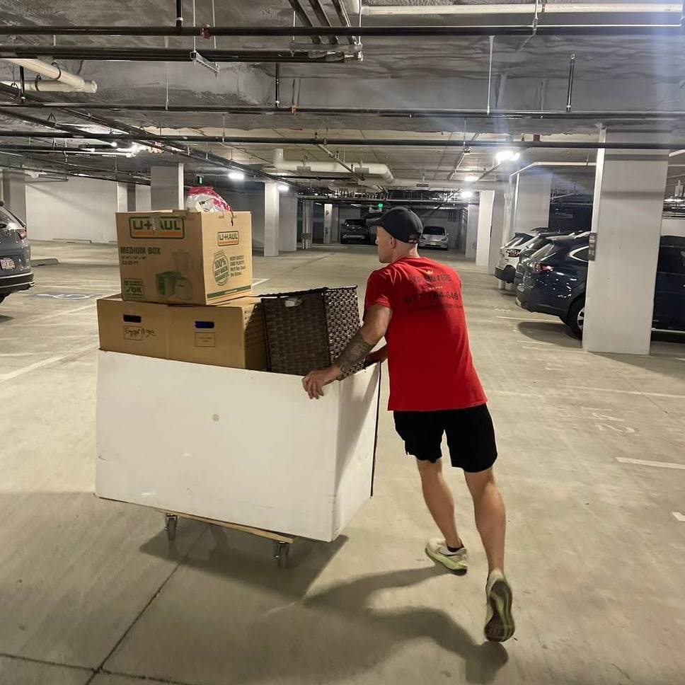 VIP Movers moving boxes